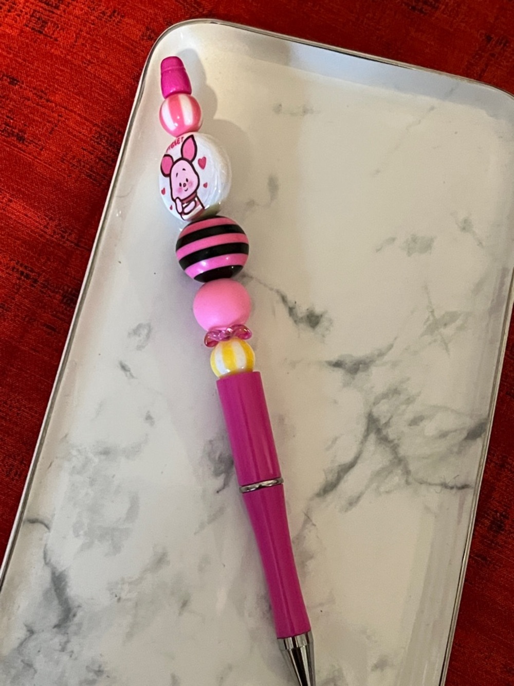 Extended rod Beadable Character Pen
